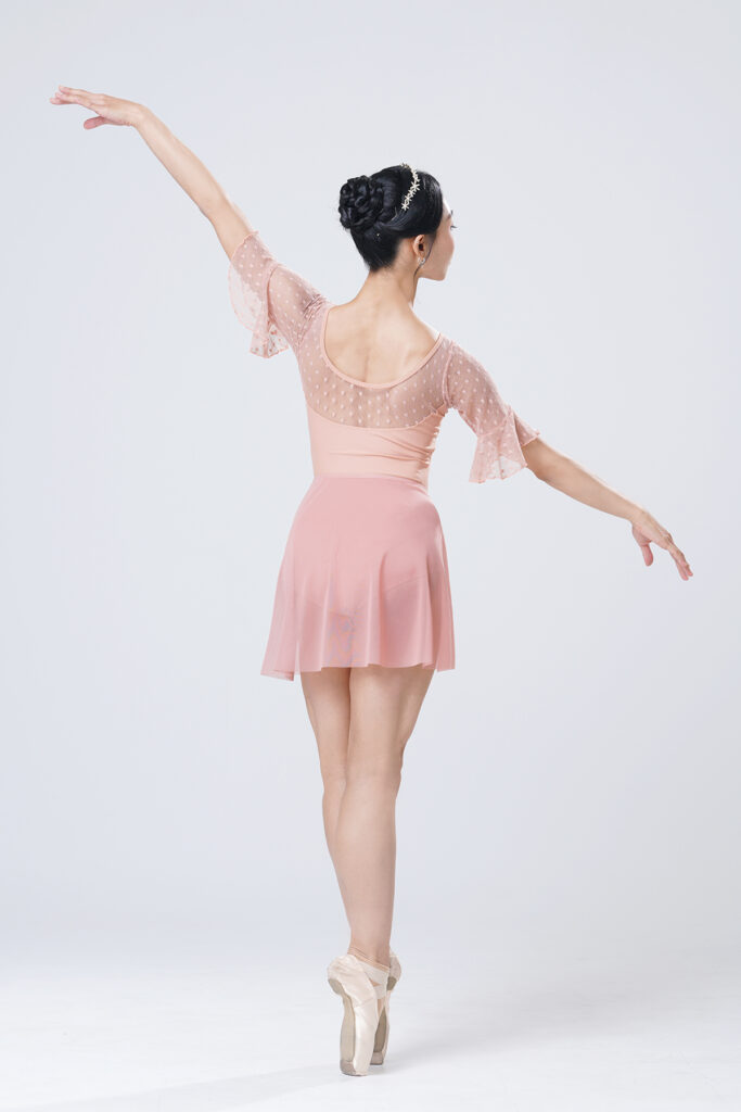 CROSS STRETCH MESH SKIRT-2503-2